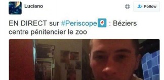 en direct de la prison via Periscope