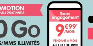 NRJ Mobile forfait sans engagement Woot 100 Go
